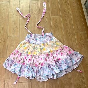 Love Shack Fancy X Target Floral Tiered Mini Dress